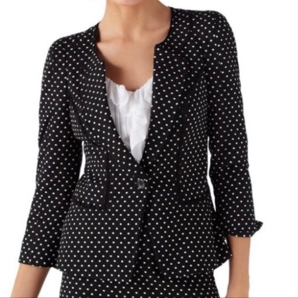 White House Black Market Polkadot Blazer - Picture 7 of 7